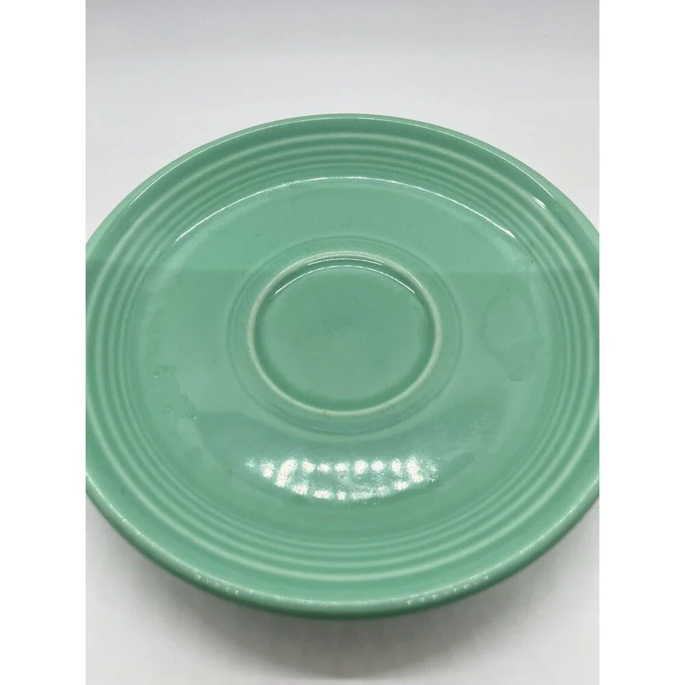 Vintage Fiestaware 6” Saucer Green